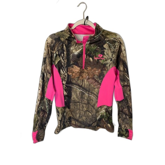Mossy Oak Pullover, Hot Pink, Realtree, Size M - Picture 1 of 6